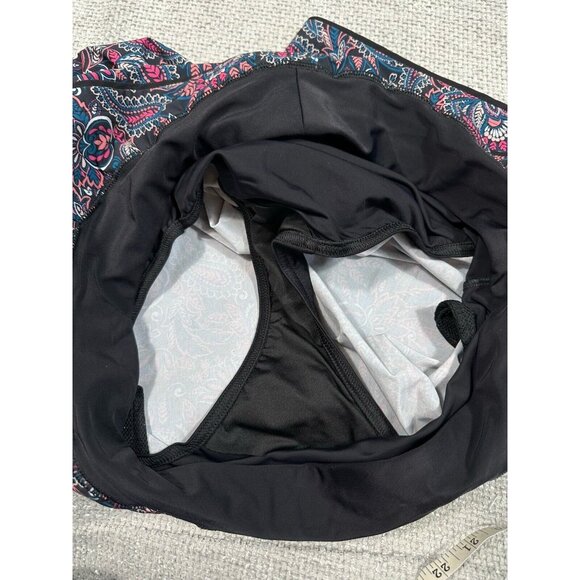 Lands' End Women's Swim Shorts - Black and Paisley Print - Picture 16 of 16